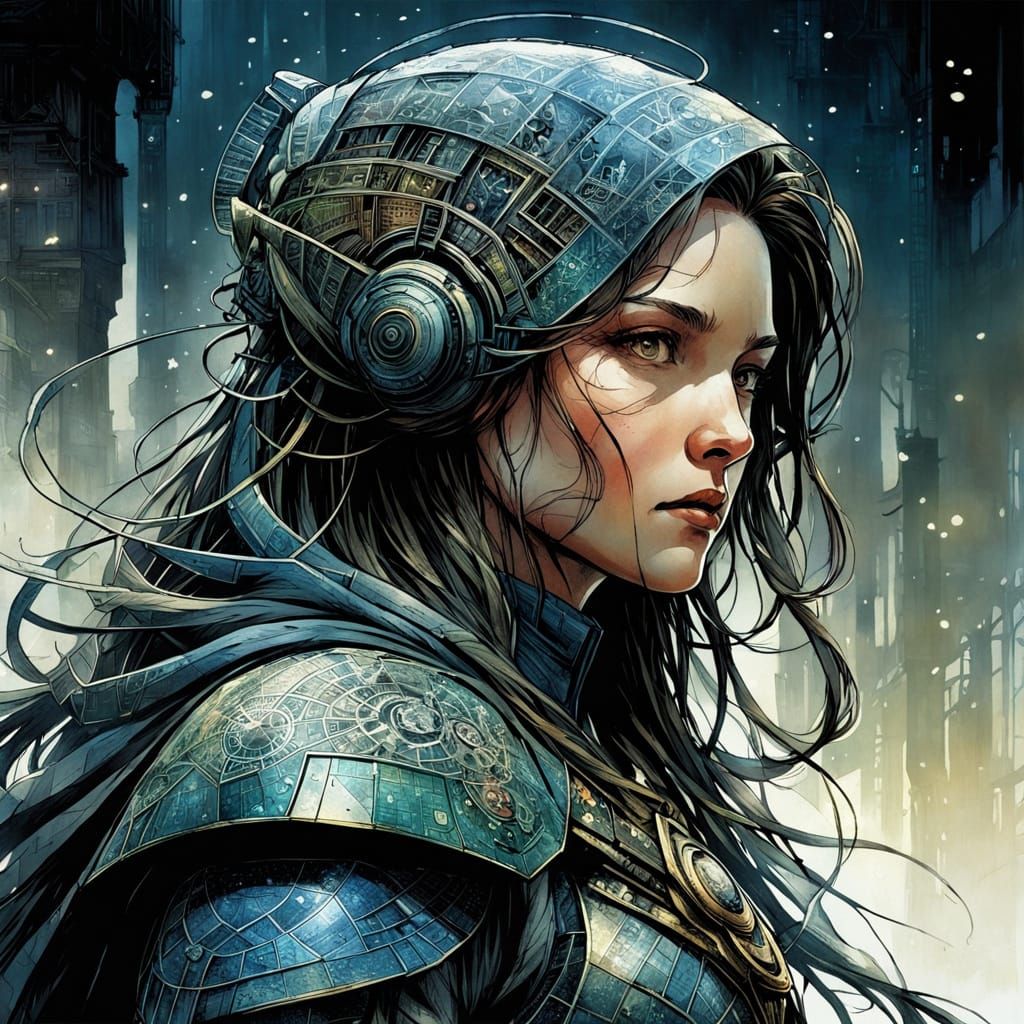 Ethereal Visions in Intricate Style