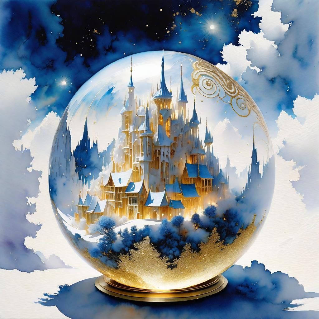 White Village Escapes Book in Gaudi Style