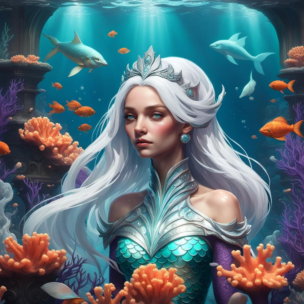 The mermaid in waiting