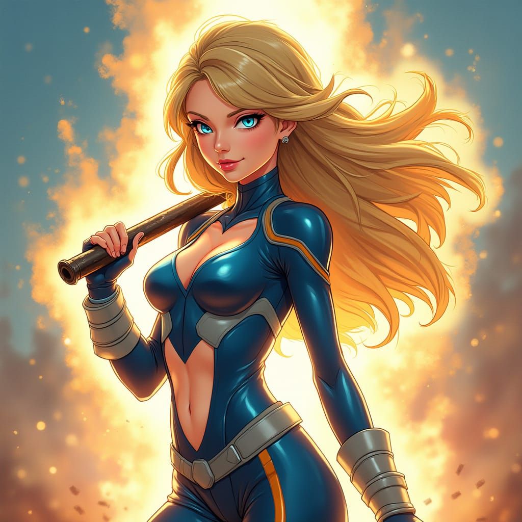 Sleek Super Saiyan Rockstar Unleashes Inner Power