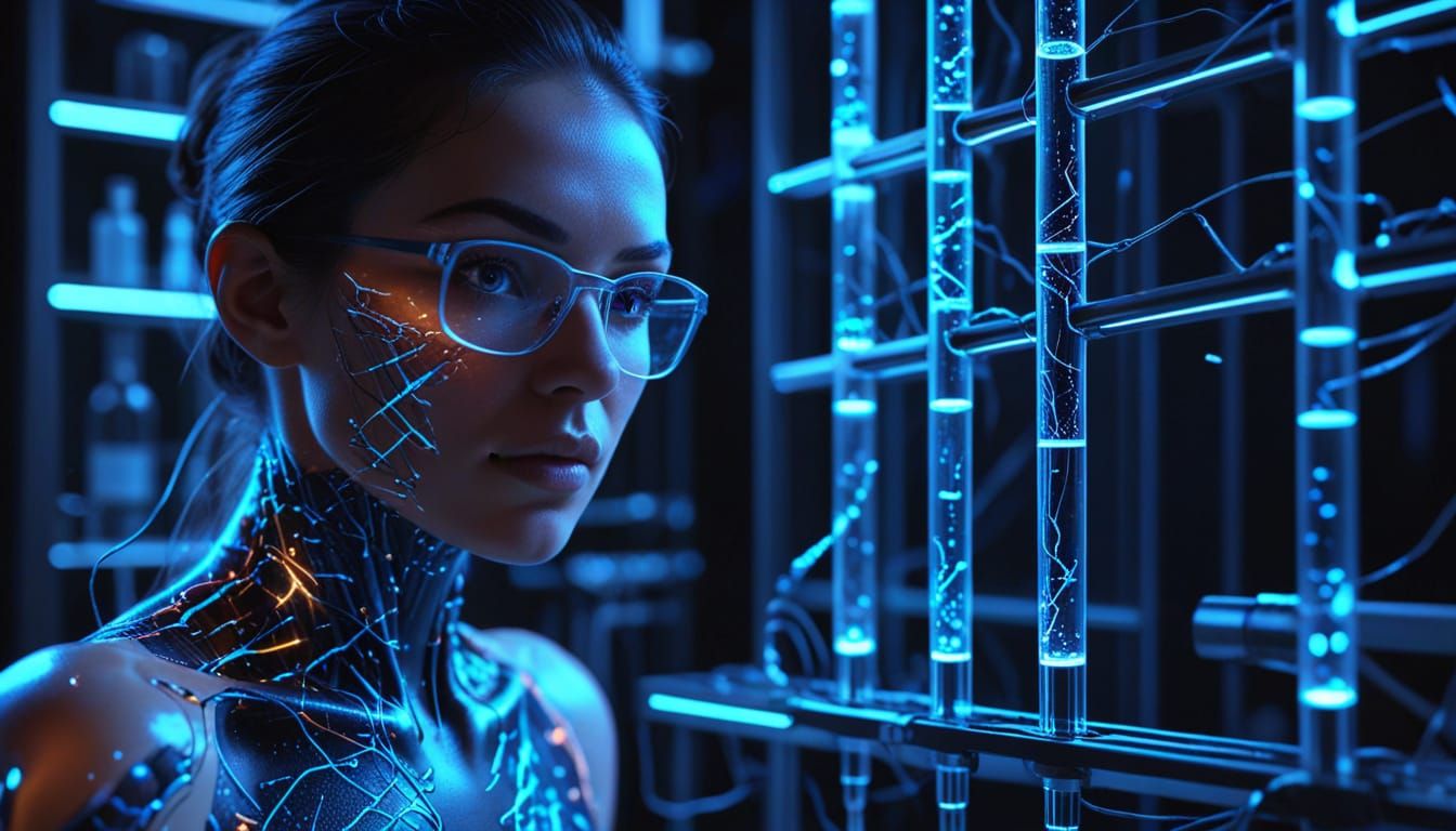 Genetic Engineer Augments Intelligence in Sci-Fi Lab