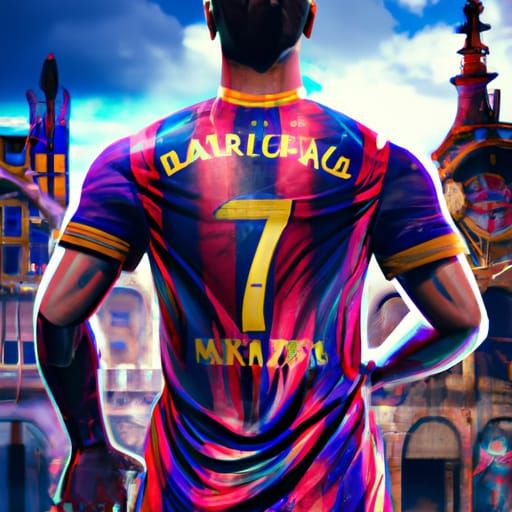 Hybrid Soccer Jersey in Detailed Matte Painting