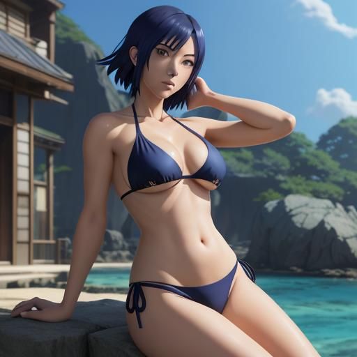 Konan Bikini Anime Key Visual Art