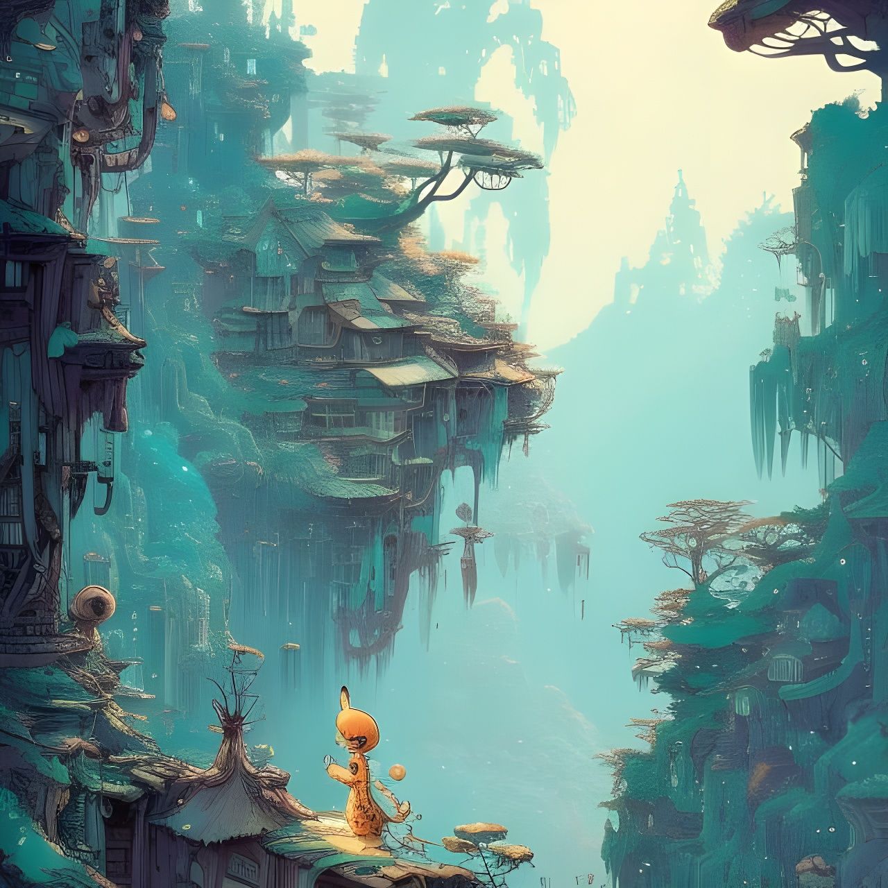 Nature's Hyper-Detailed Comic Animation Masterpiece in 8k