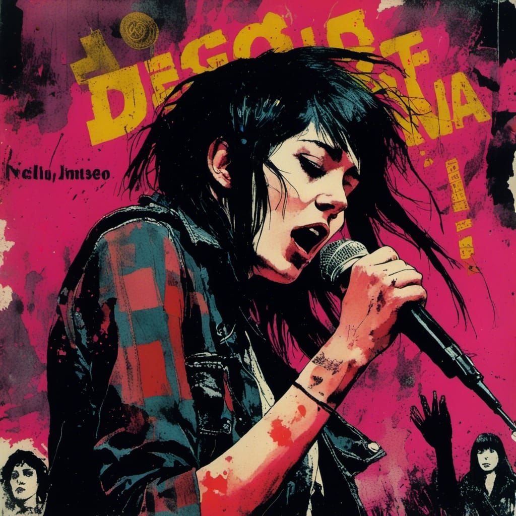 Punk Rock Vocalist Album Art