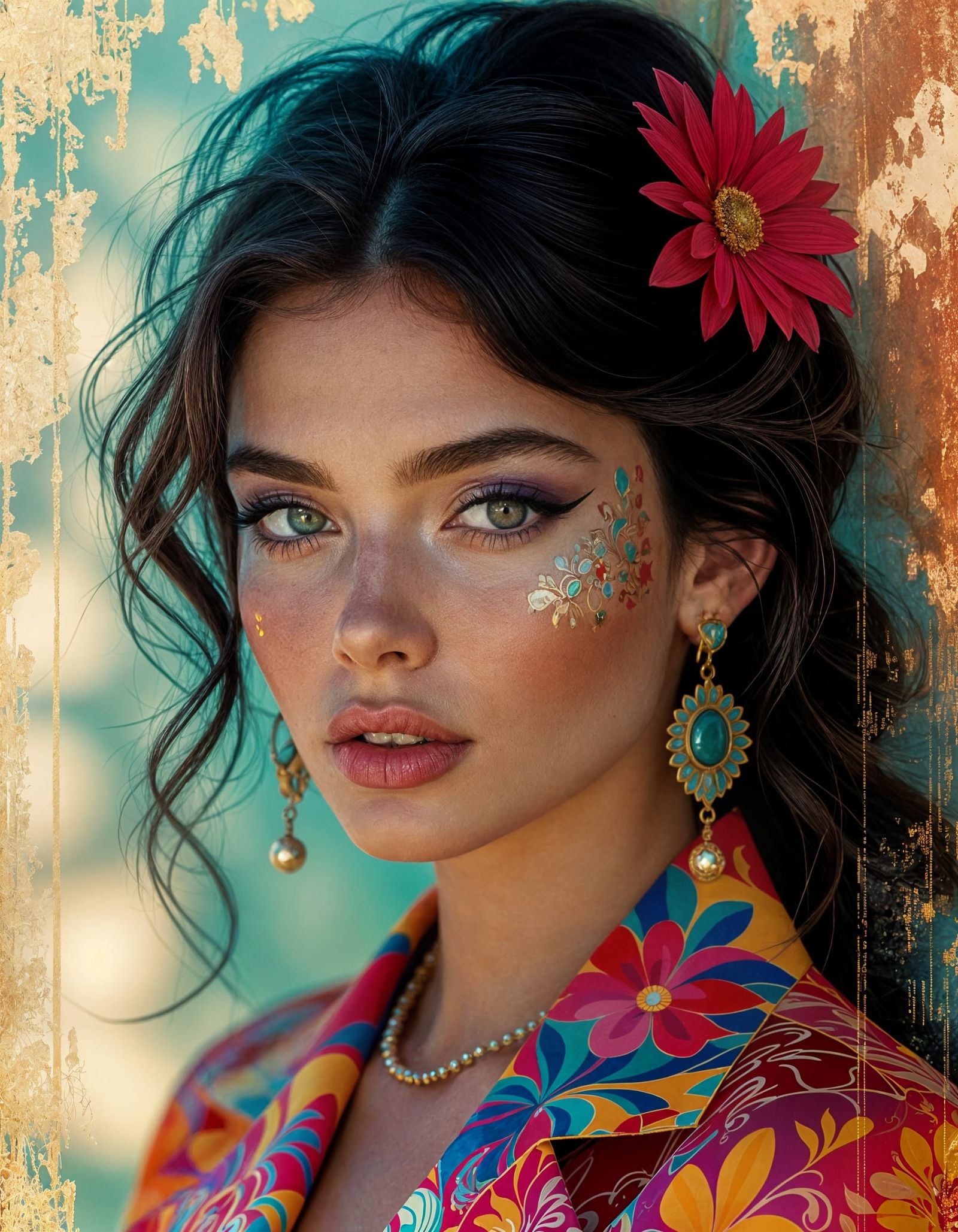 Dreamlike Cinematic Photo with Cryptic Symbolism