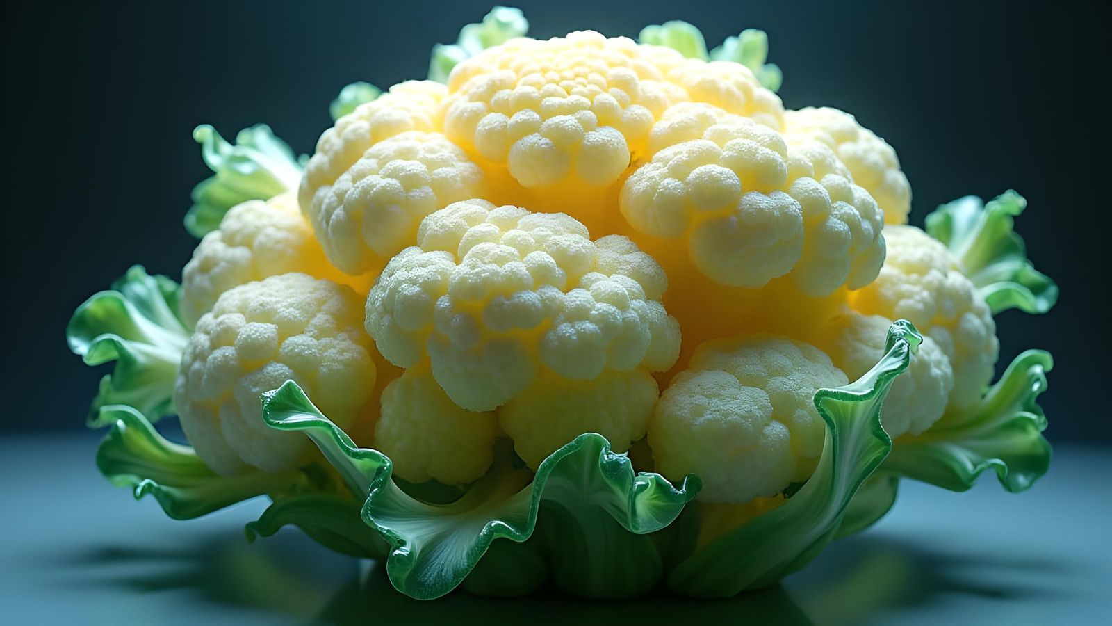 Abstract Gel Broccoli and Cauliflower Shapeshifting