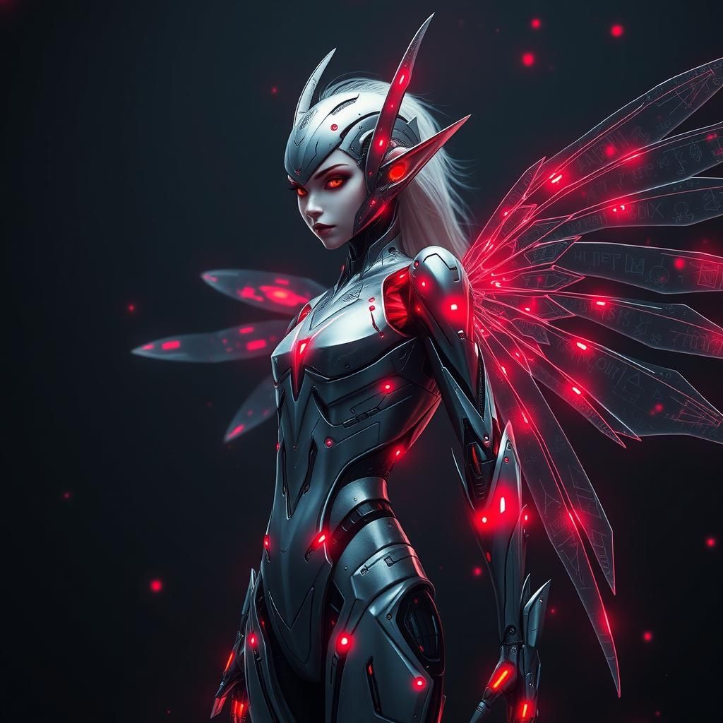 In the dark science fiction world, a super-technical mechani...