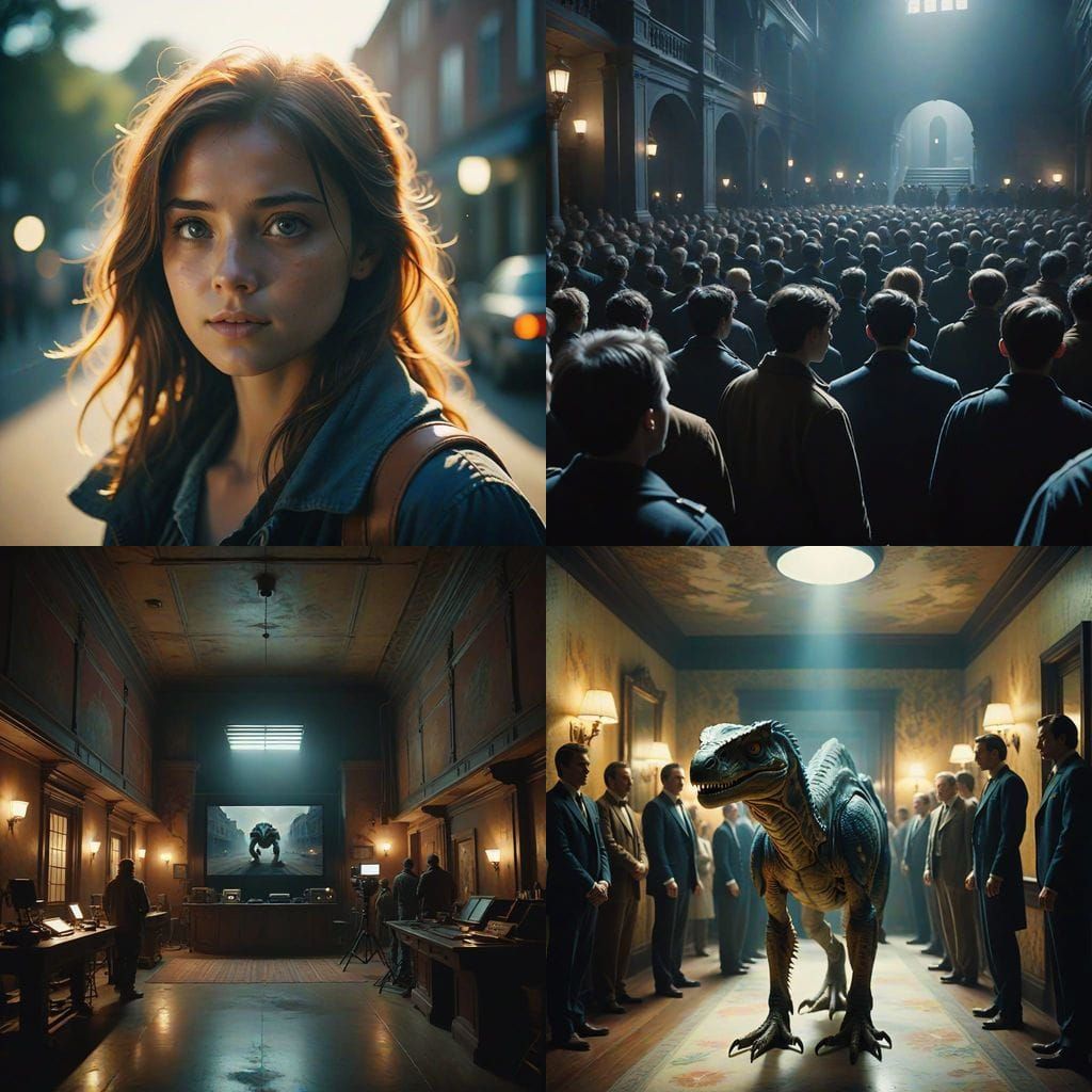 Cinematic Masterpiece with Film Grain and Vignette