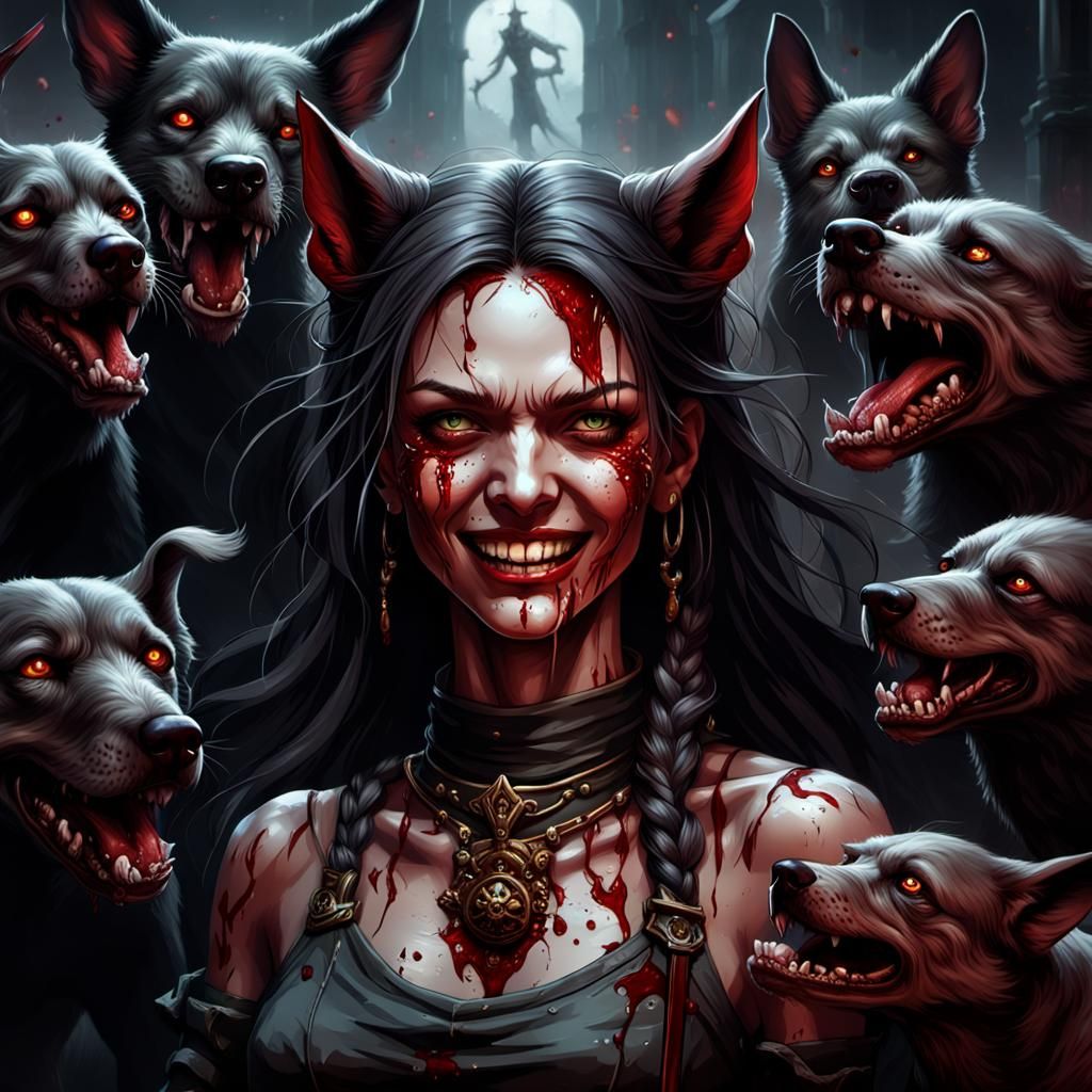 Demonic Woman: Dark Fantasy Concept Art