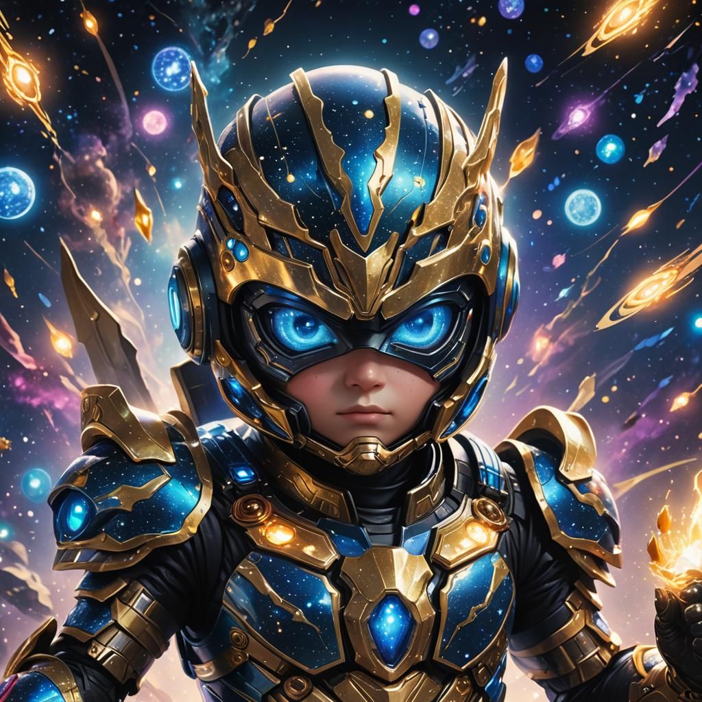 Cosmic Baby Kamen Rider Fantasy Art