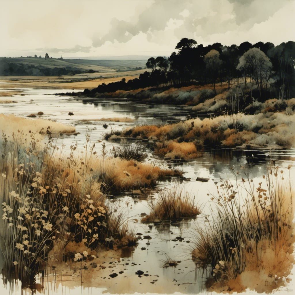 Dreamscapes of a Forgotten Era in Whimsical Fantasy Style