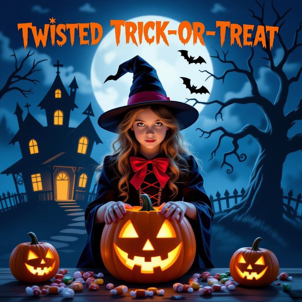 Spooky Halloween Night With Eerie Costumes