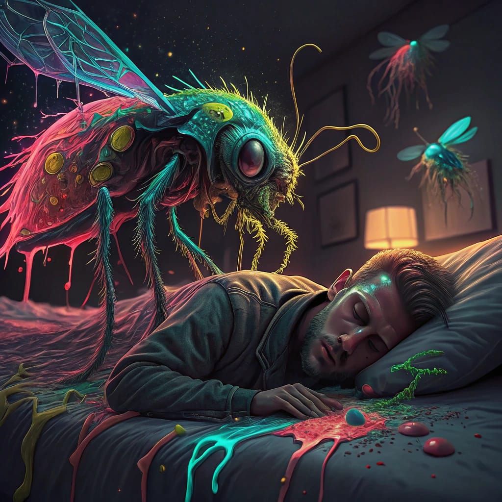 Surreal Insect Hordes Escape the Subconscious