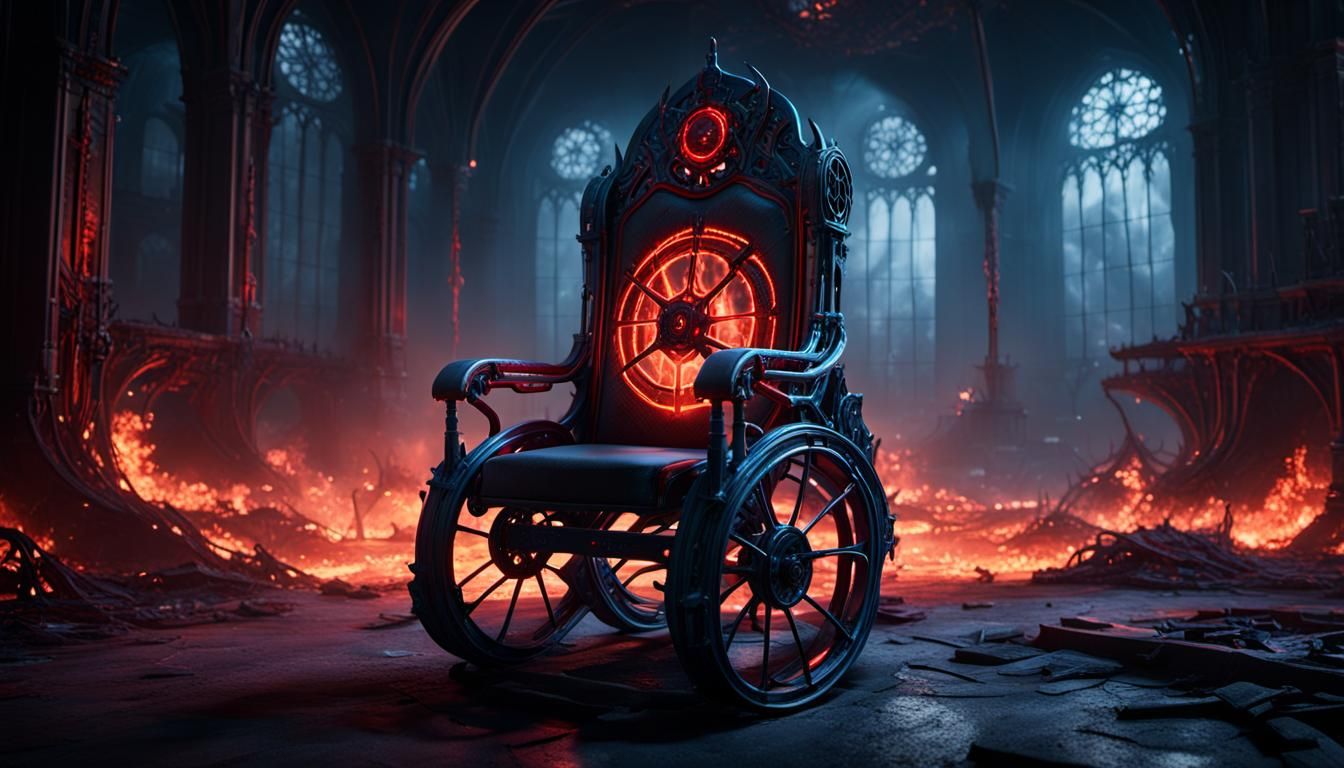 hellchair with wheels