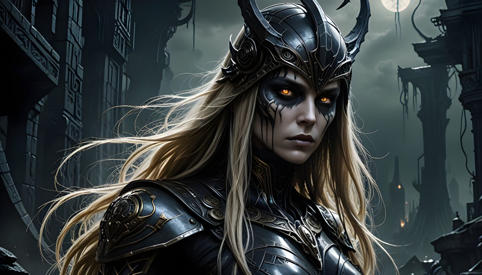 Dark Fantasy Portrait of Illyana Rasputin, Destroyer-Inspire...