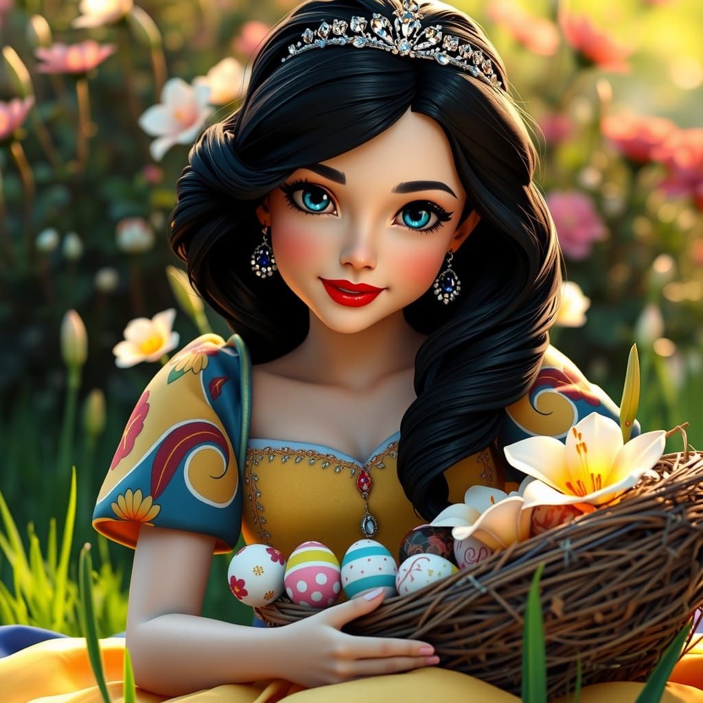 Royal Springtime Serenity in Vibrant Colors