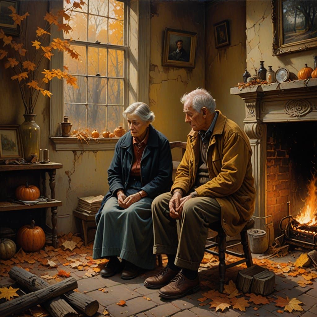 Warmth of Golden Years in Nostalgic Autumn
