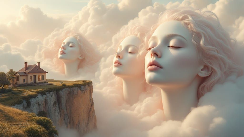 Gentle Giants in Ethereal Landscape