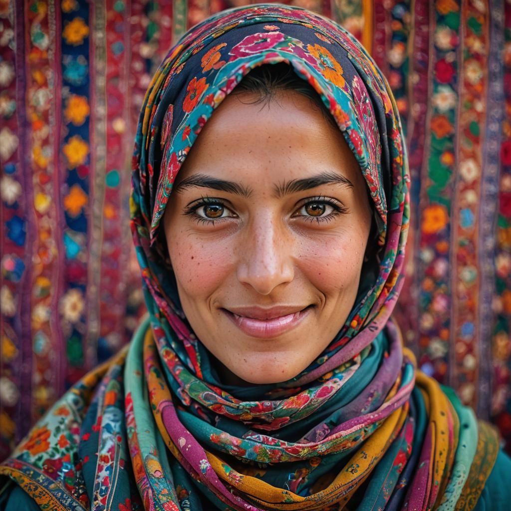Enigmatic Afghan Woman: Contemporary Portrait Photography