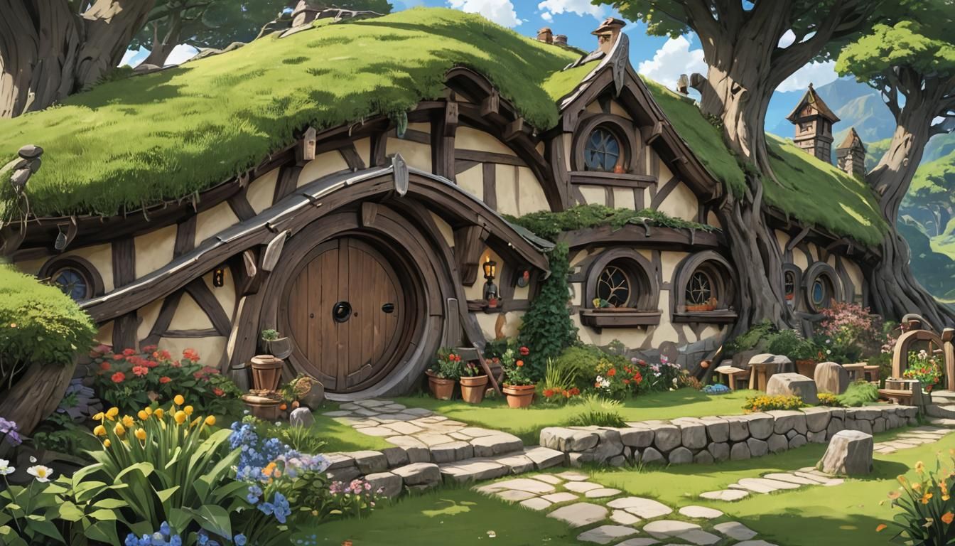 Anime Hobbit Hole Inspired by Sword Art Online
