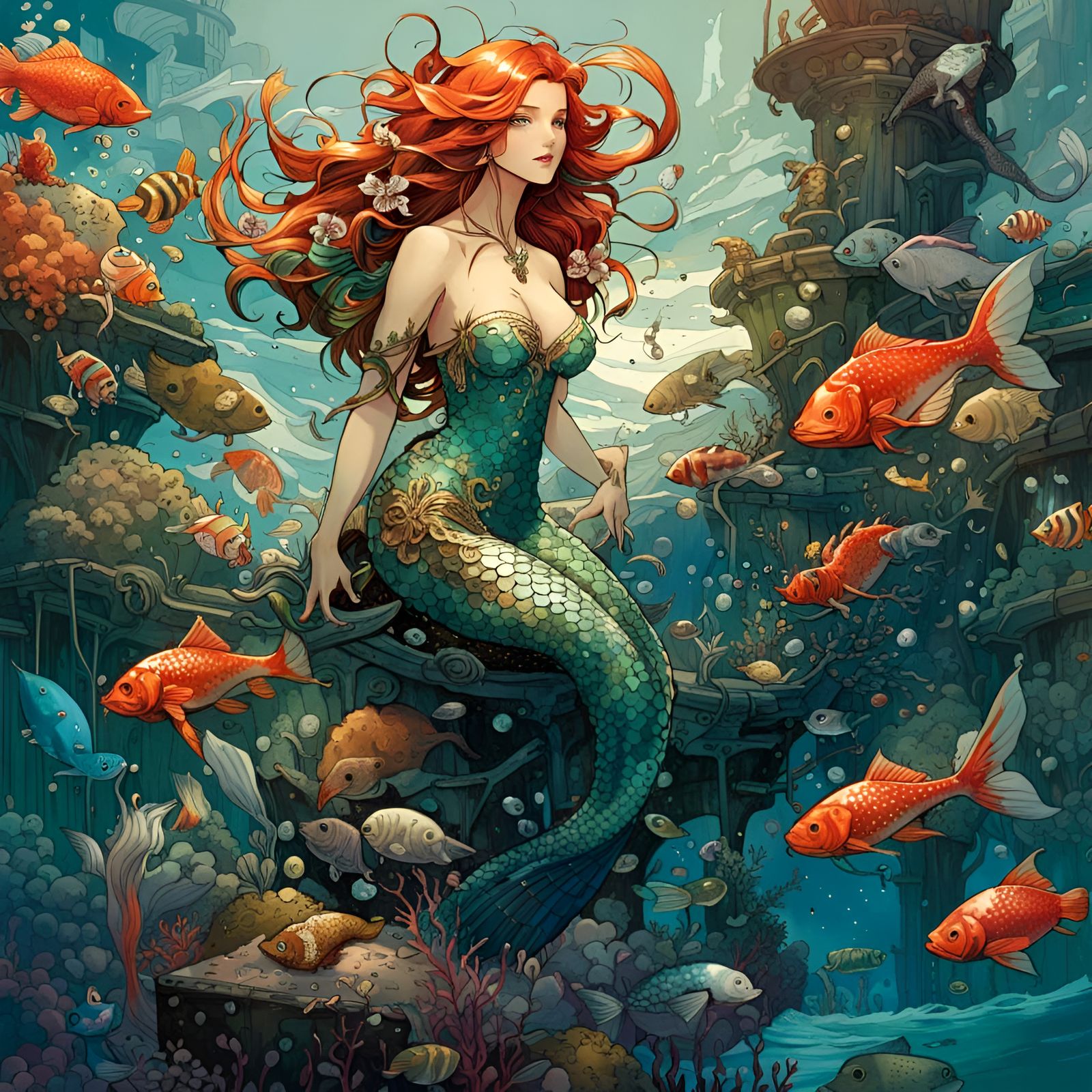 Little Mermaid: the anime