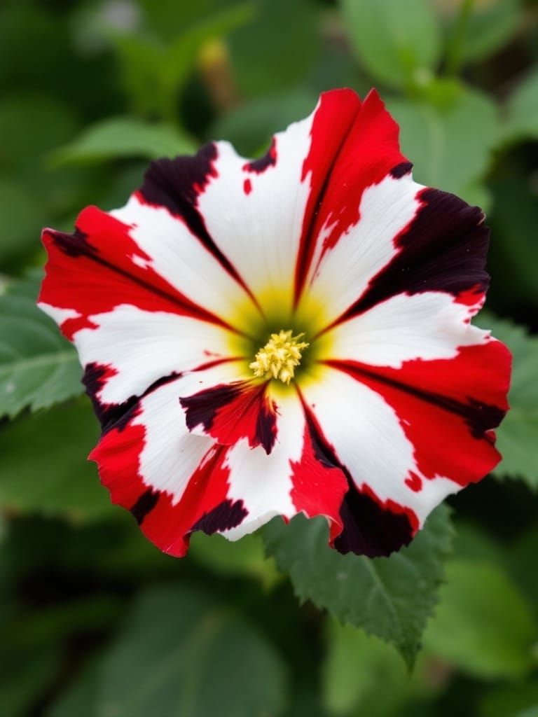 Vibrant Whimsical Flower Blooms in Rick Astley's Colors