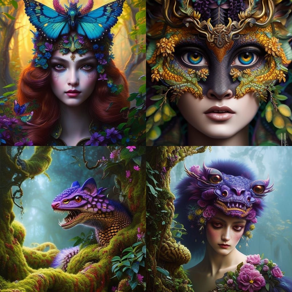 Three prompt combo interesting results