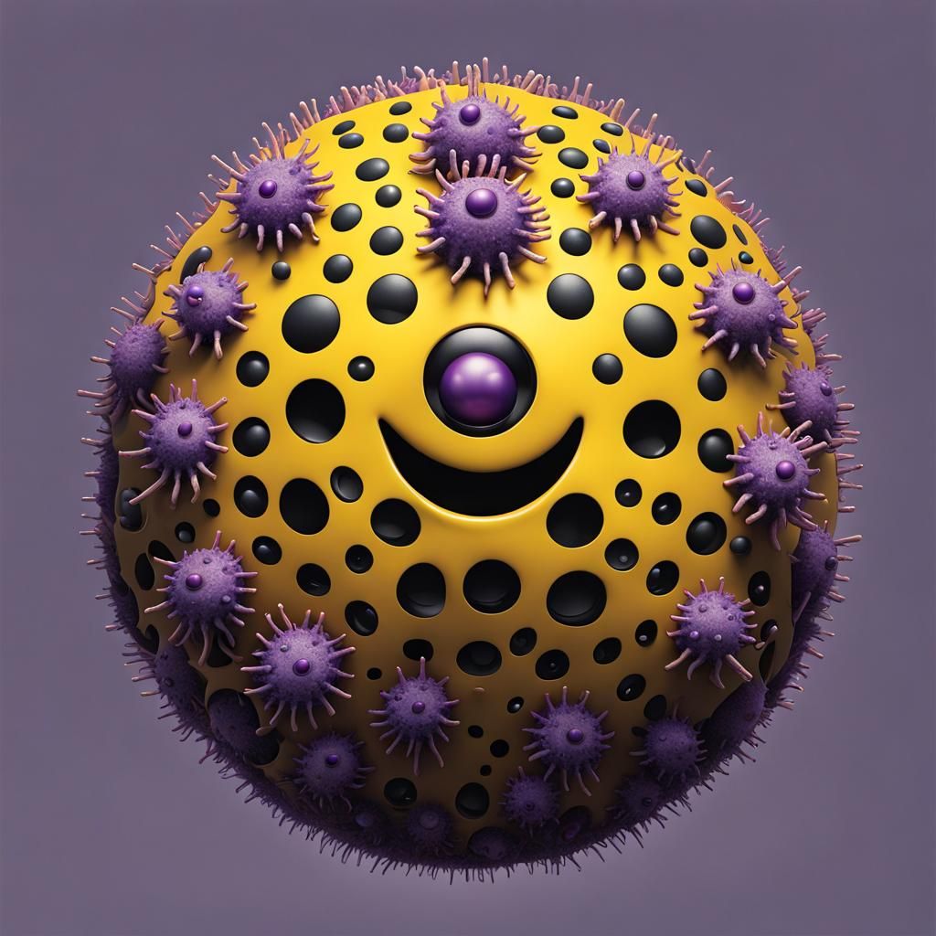 Surreal Virus Emoji by Jack Yerka