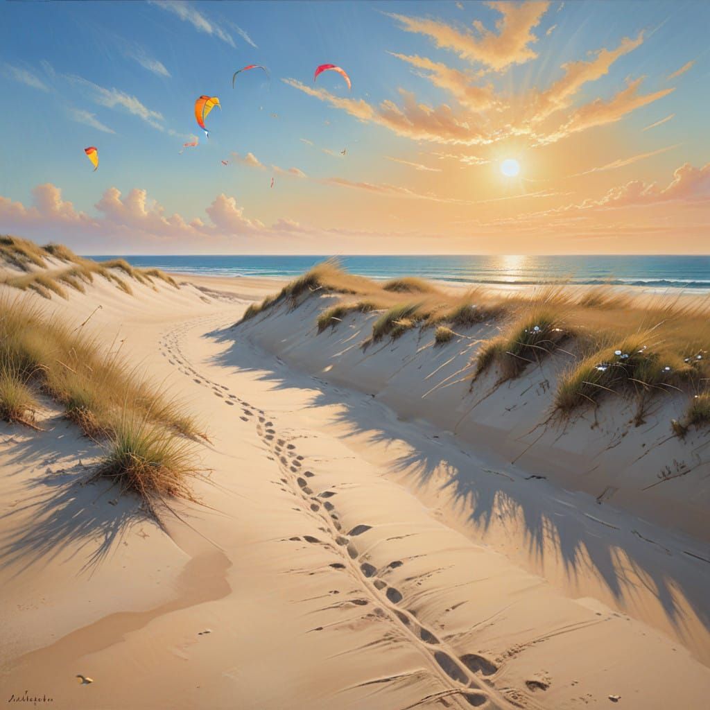 Warmth of a Seaside Afternoon in Pastel