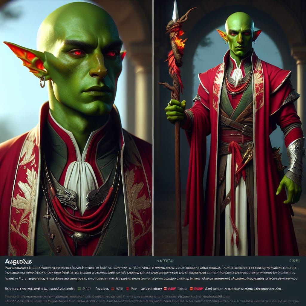 Phoenix Bloodline Sorcerer in Fantasy Concept Art