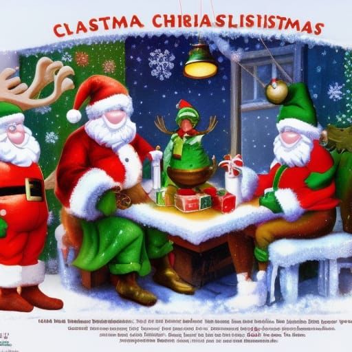 Christmas Characters Celebrate Summer in Claymation