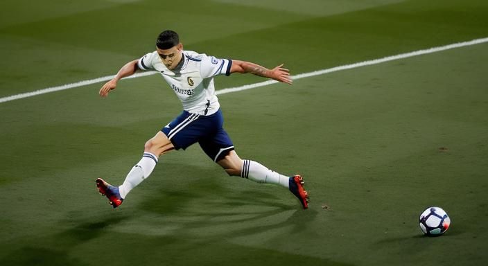 Cristiano Ronaldo in Action on the Field