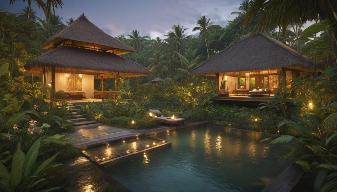 Greenery of Ubud, Bali, Indonesia