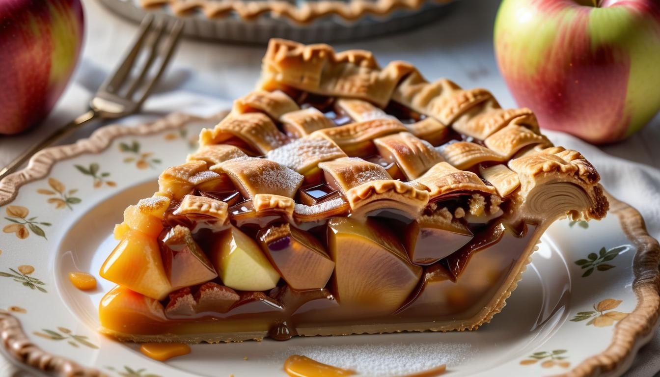 caramel apple pie 🍎🥧