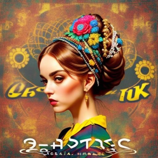 Surreal Frida Kahlo Portrait in Psychedelic CGI