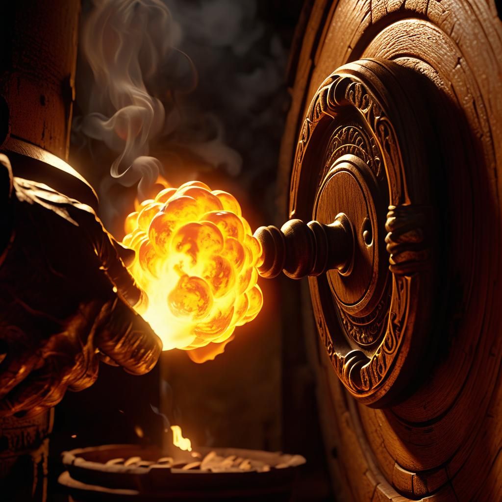 Saggar Maker's Bottom Knocker in Digital Matte Painting