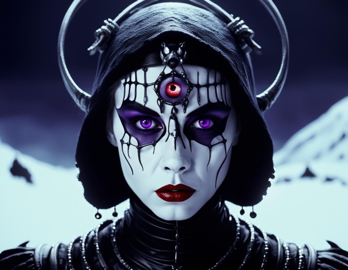 Dark Fantasy Portrait in Cinematic Style