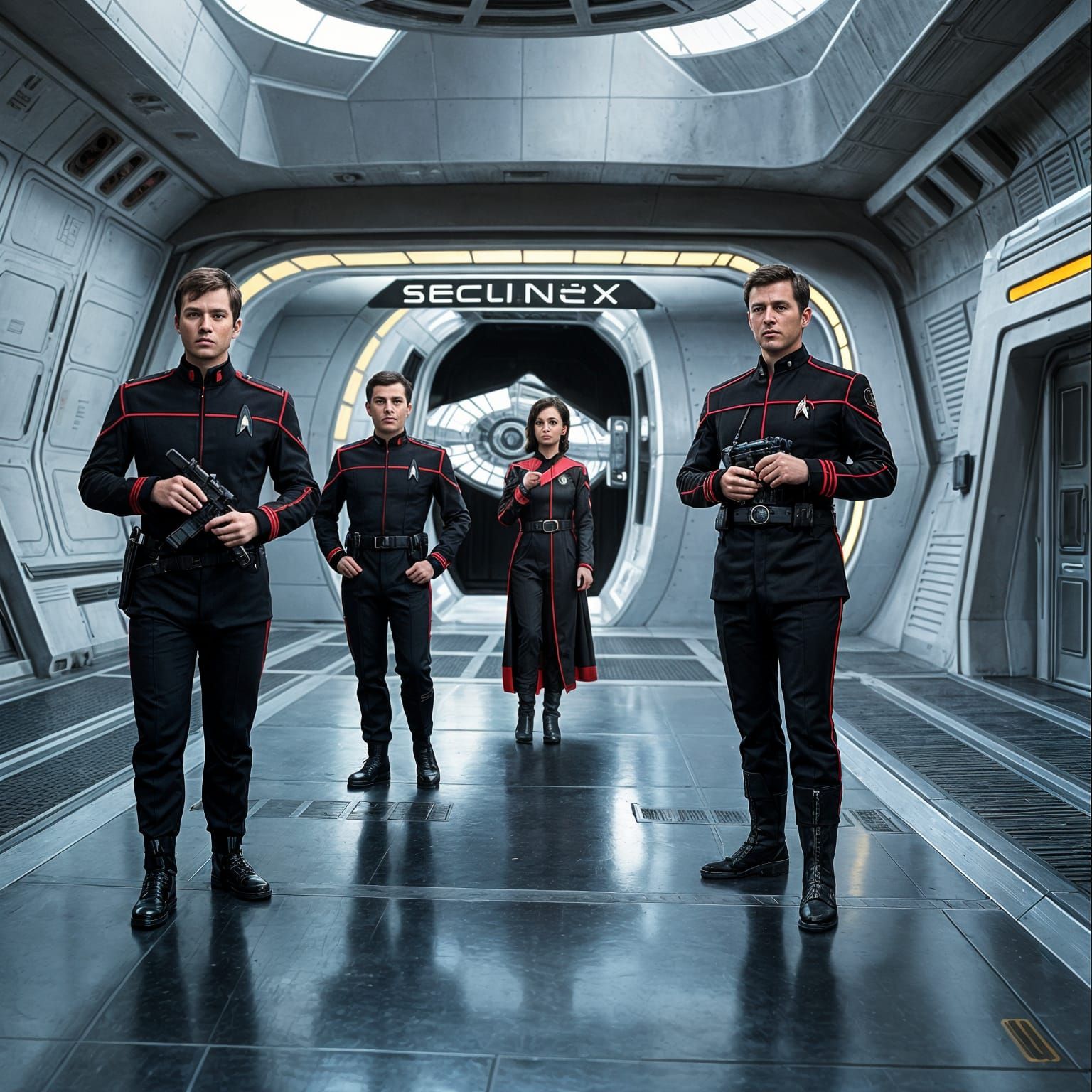 Vulcan Ambassadors Arrive on USS Equinox in Starfleet Securi...