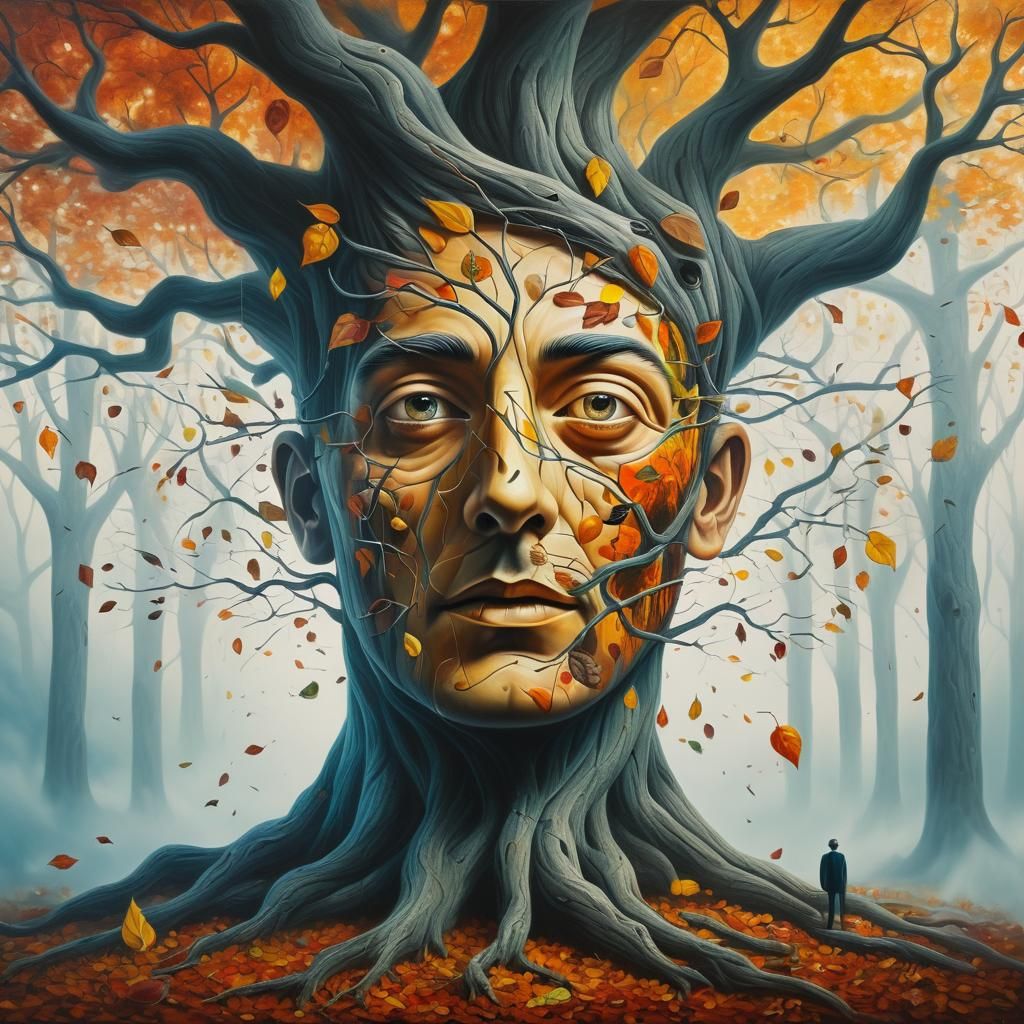 Surreal Autumn God Reveals Winter Landscape