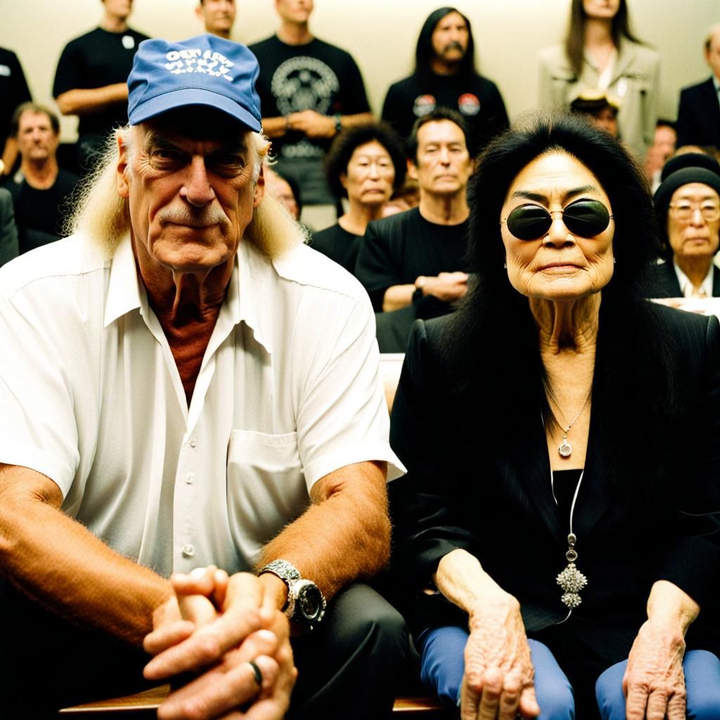 Jesse Ventura and Yoko Ono