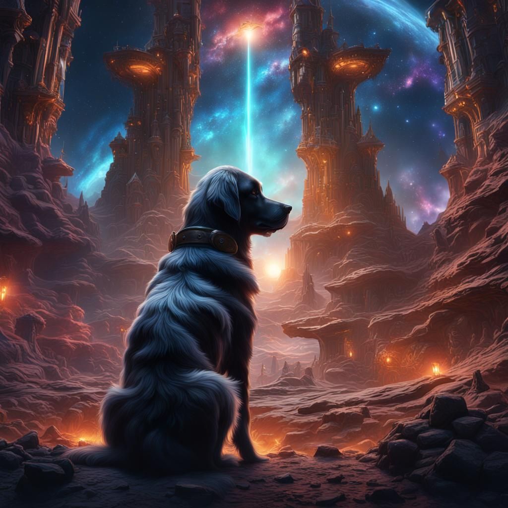 Dog Galaxy: Detailed Fantasy Concept Art