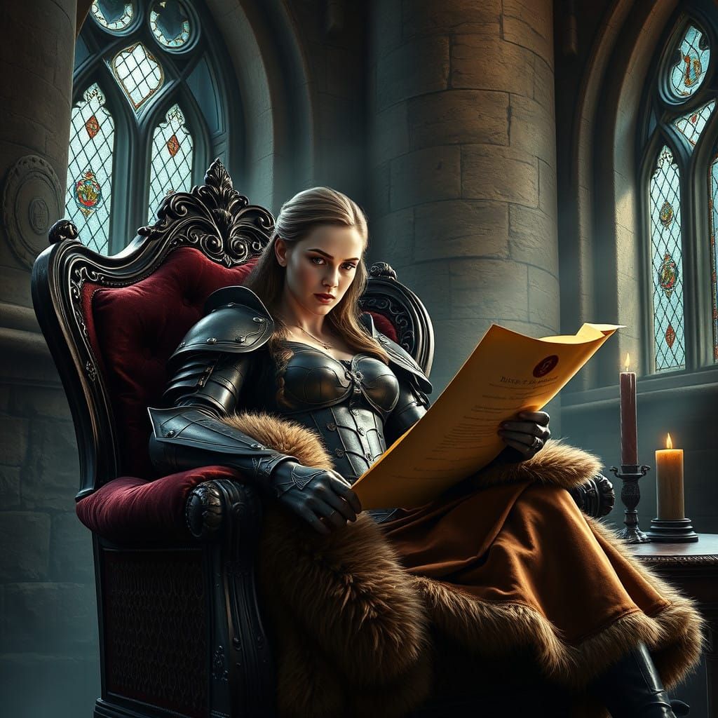 Warrior Woman in Tower Sanctuary