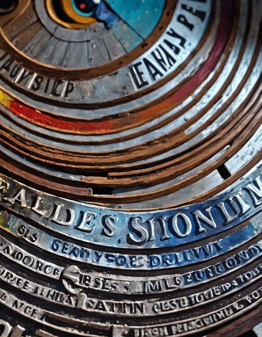 Vibrant Roller Coaster Ride in Abstract Expressionist Style