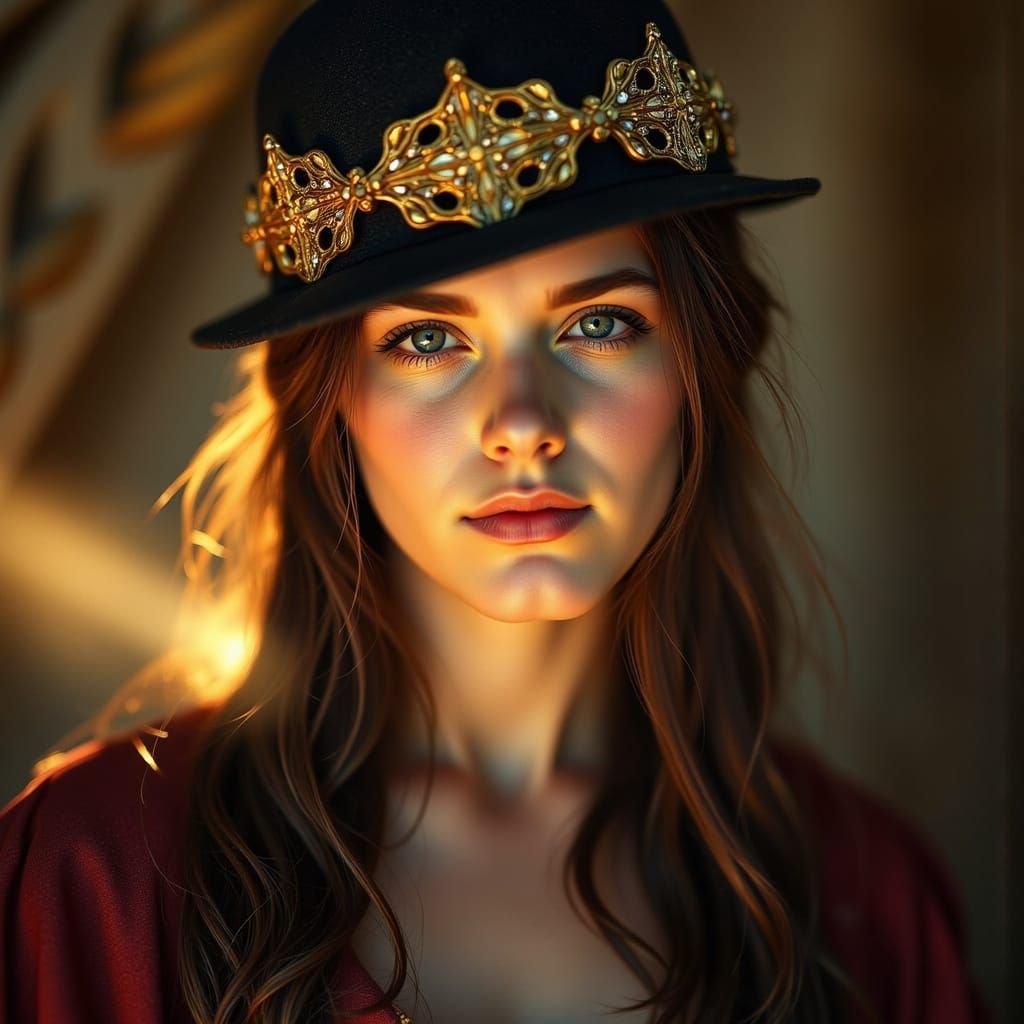 The Lady of Elche in Hyper-Realistic Photorealism