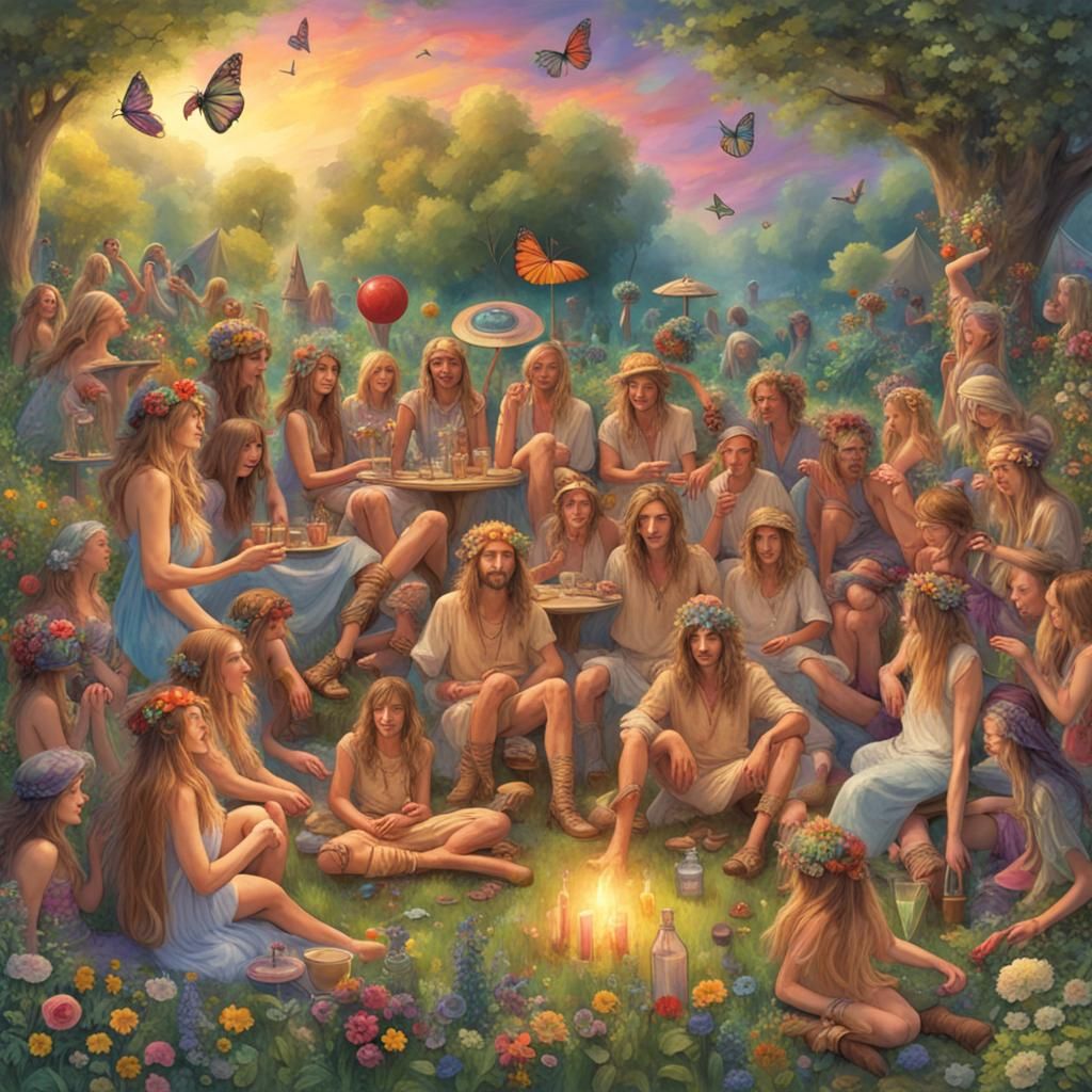 Summer of Love Festival in Vibrant Colors