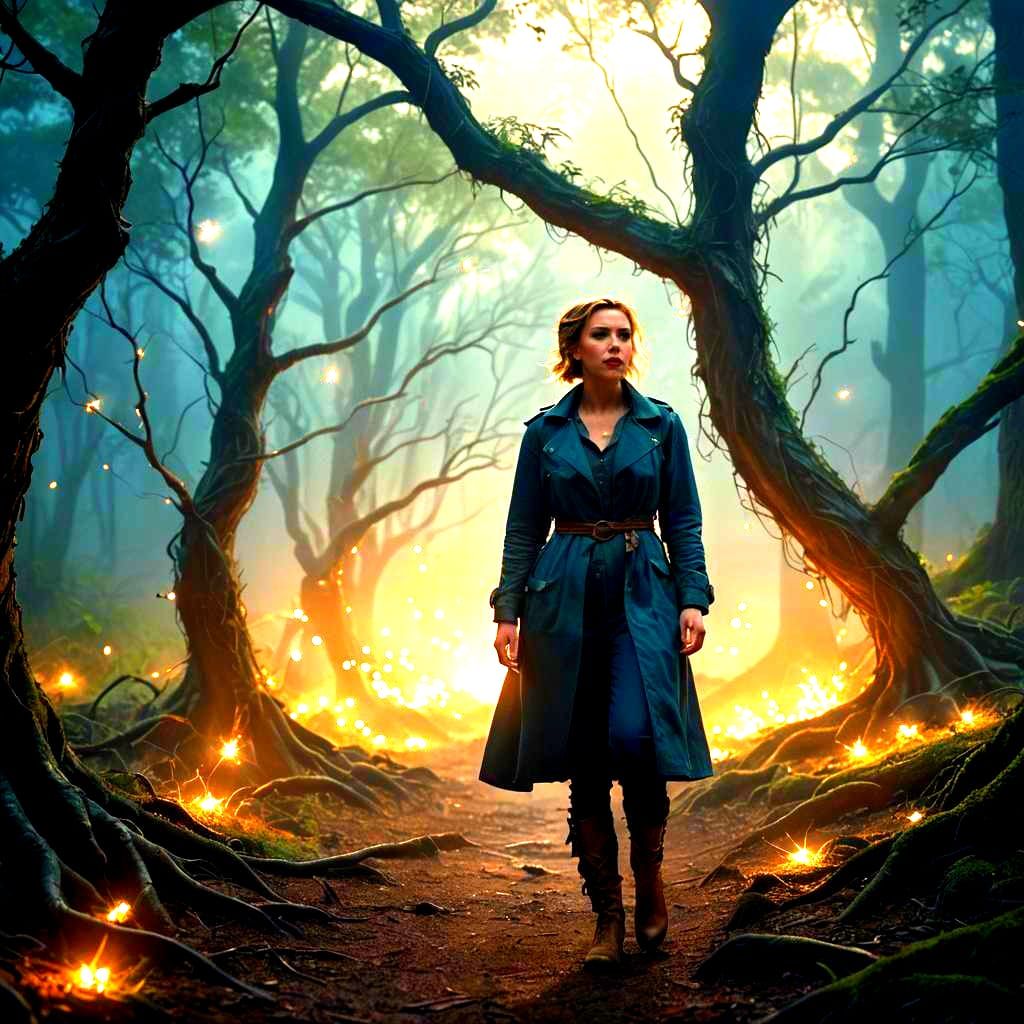 Figure on a Witches' Road