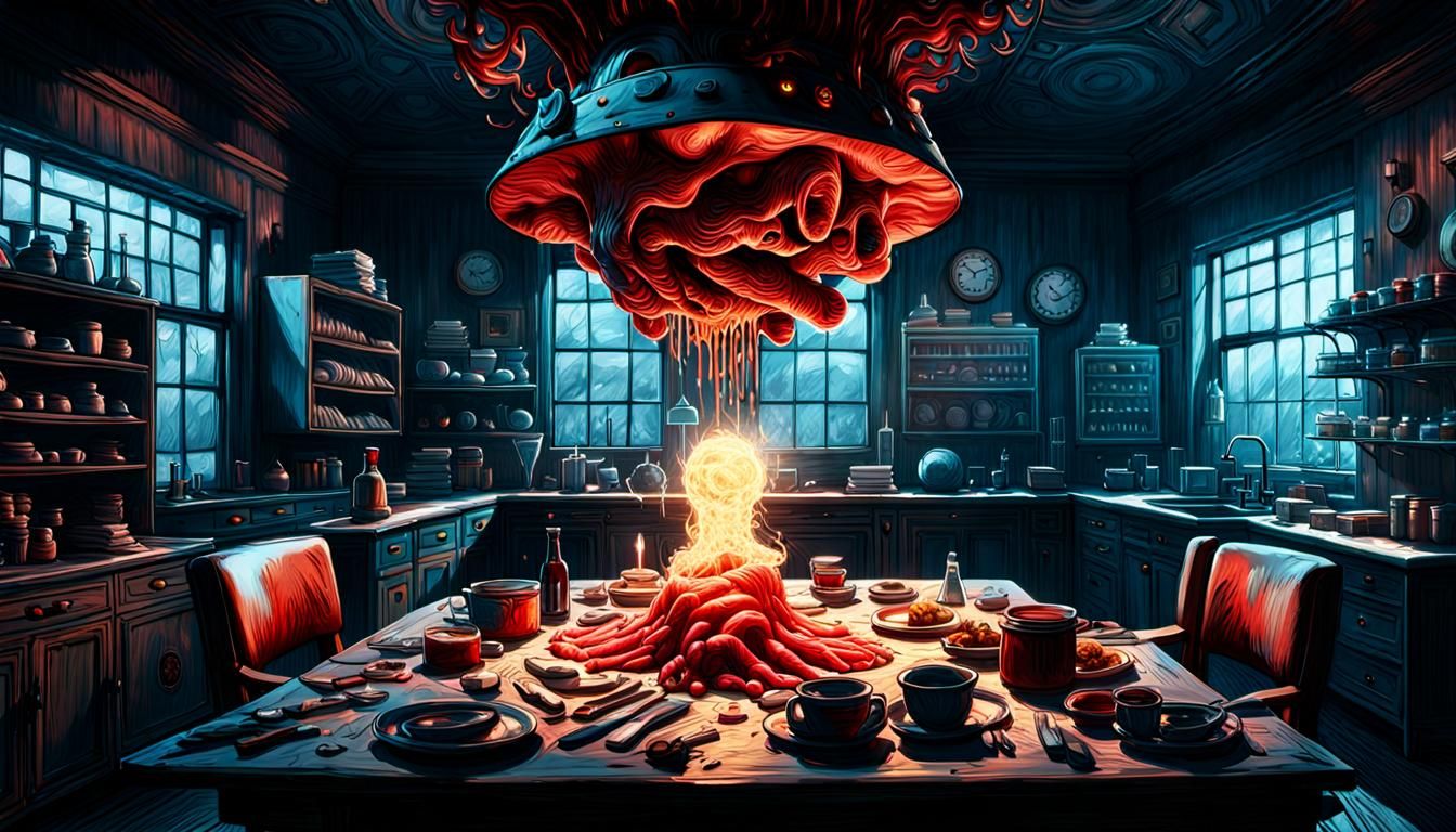 Einstein as Nuclear Butcher: Dark Psychedelic Horror