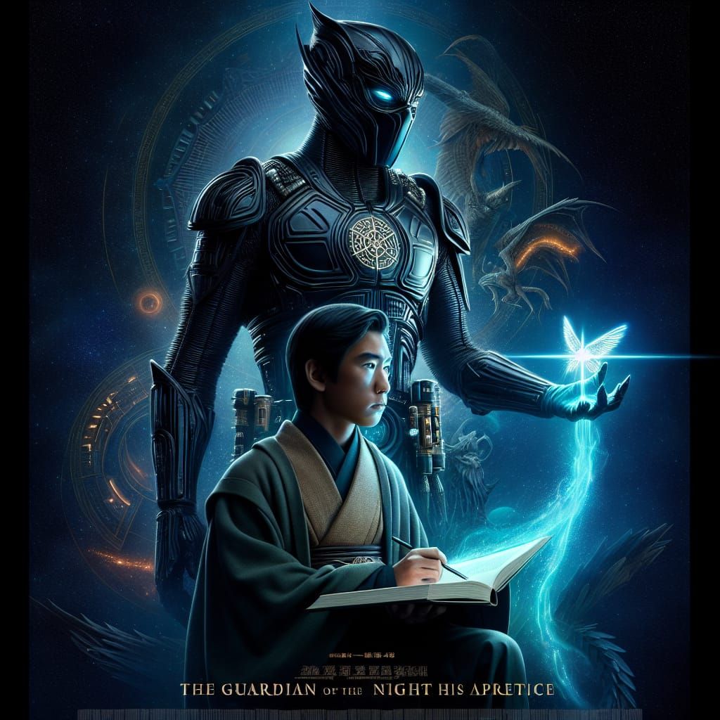 The Guardian and Apprentice: Sci-Fi Movie Poster