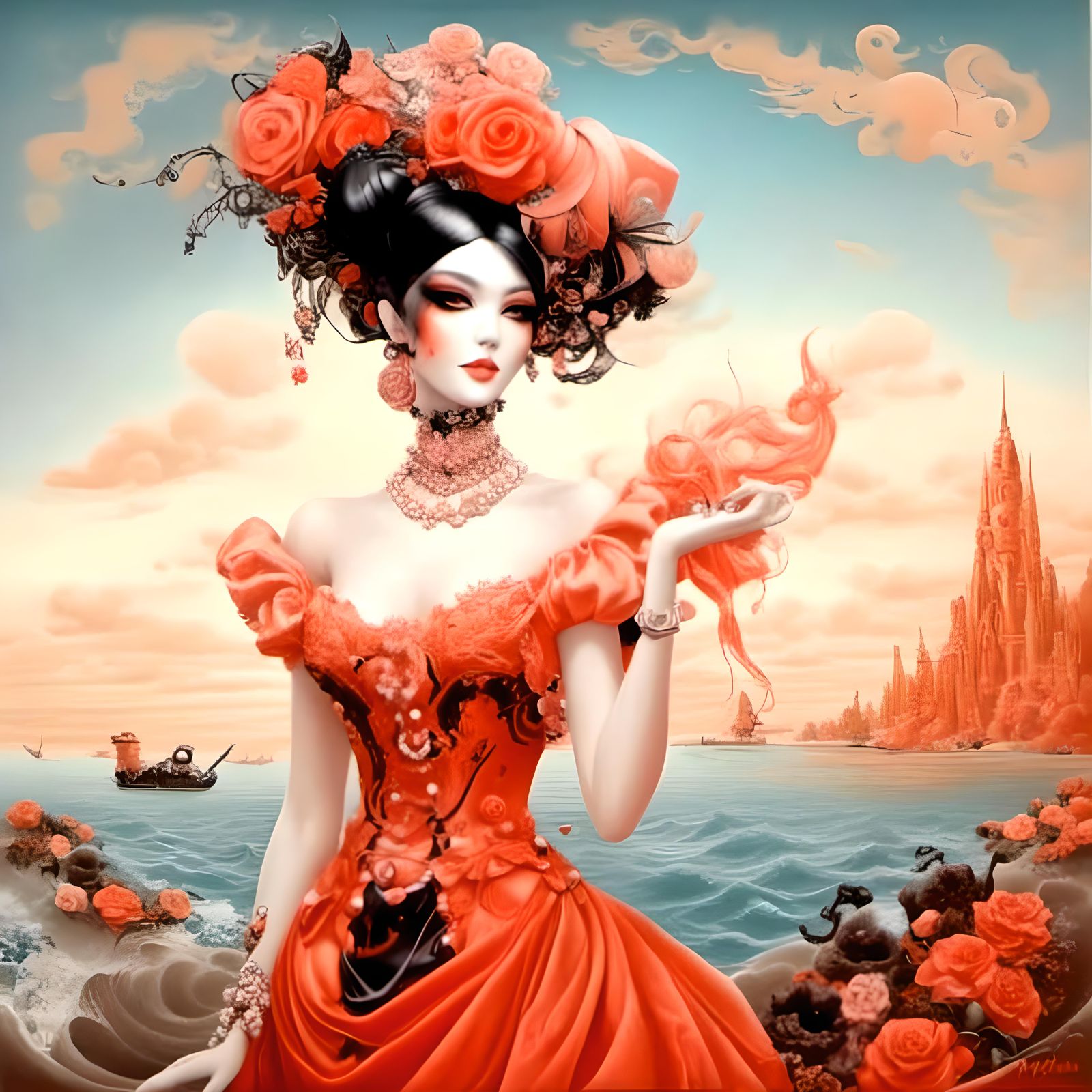 <lora:Cinnamon Swirls:1.0> by pino daeni